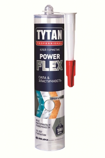 Tytan Professional монтажный клей Power Flex белый 290мл*12 96153