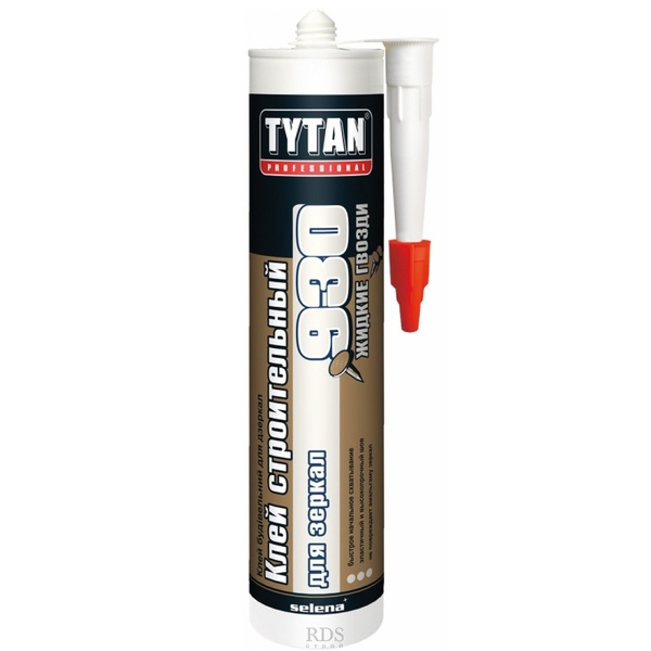 Клей Tytan Professional строительный для зеркал №930 бежевый 380гр 05872