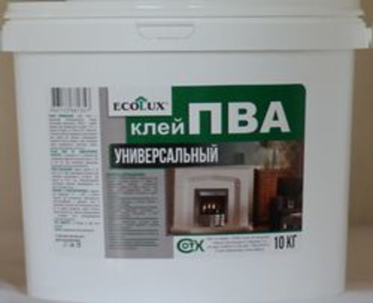 Клей ПВА Эколюкс универсальный клей 2,0кг(8)