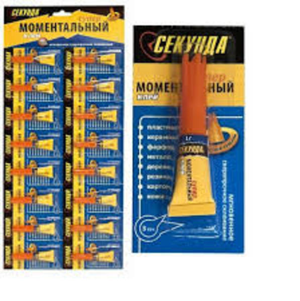 Секунда моментальный клей 1г, 16шт на блистер-карте 403-205