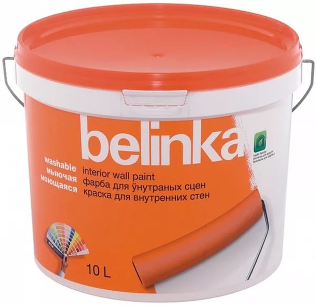 Belinka Моющаяся В1 ВД Краска для внутр. стен и потолков 10л
