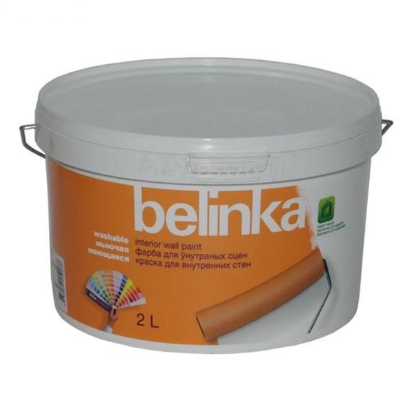 Belinka Моющаяся В1 ВД Краска для внутр. стен и потолков 2л