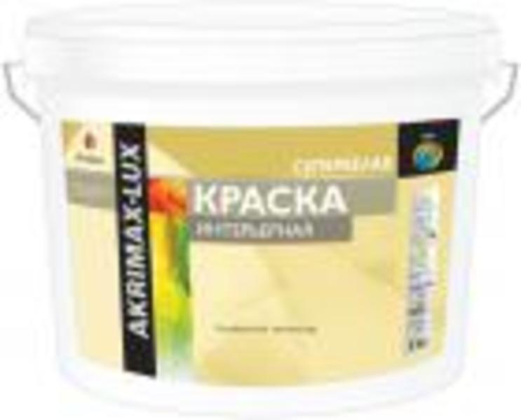 Акримакс Краска для внутр.работ бел.матовая влагост..LUX 1,5кг