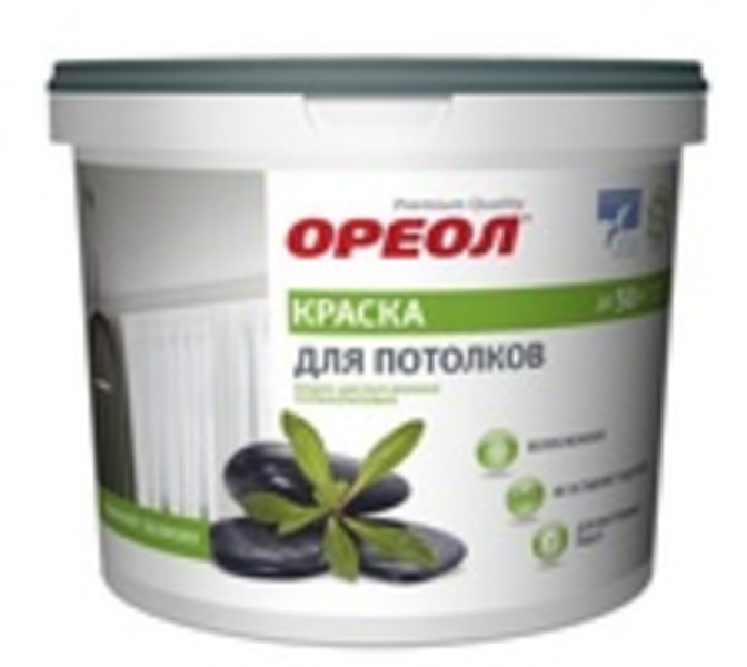 Ореол ВДАК Белосн. д/потолков 3кг (4) 7080