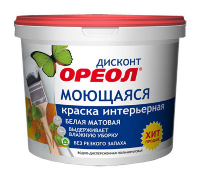 Ореол Дисконт ВДАК моющаяся белая 3кг (4) 3129