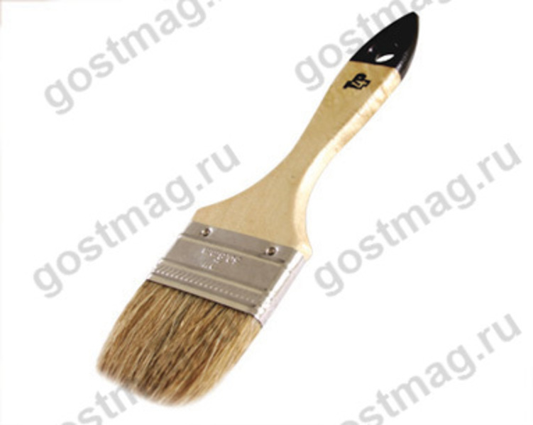 0101925  Кисть плоская Хобби 2,5'' белый (600)