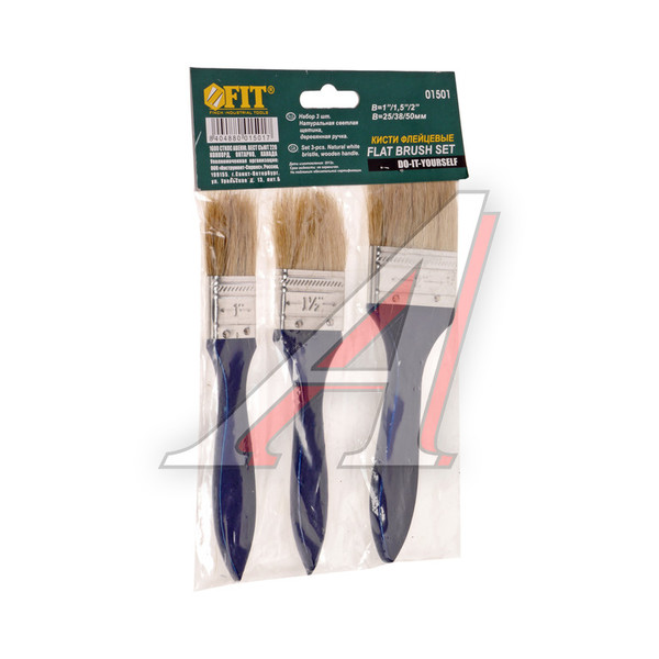Кисти плоские флейц. 1,0"-2,0" 3шт USP-0131 01501 