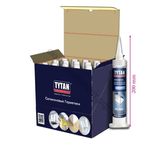 Герметик Tytan Professional силиконовый универсальный белый 80мл00614