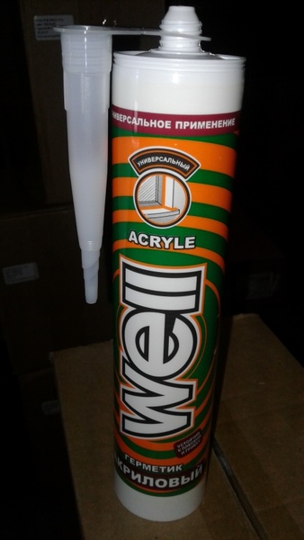 Герметик акриловый Well Acryle белый 260мл (12)