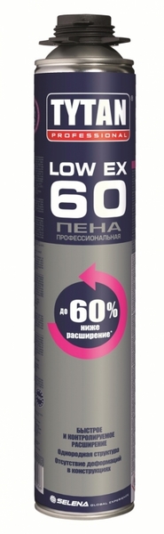Пена Титан професииональная LOW-EXPANSION 750мл*12 00586
