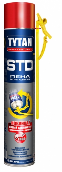 Пена Титан профессинальная STD монтажная ЭРГО 750*12 21116