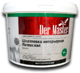 Шпаклевка интерьерная В-Д латексная 16кг (4) DER MASTER 