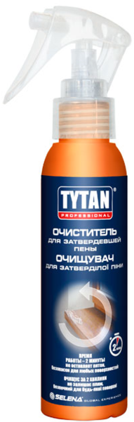 Очиститель затвердевшей пены Tytan Professional 100мл прозрачный*12 44846