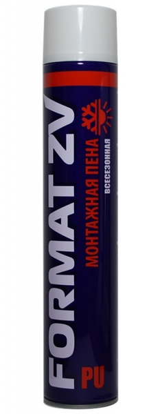 Пена быт. FORMAT ZV PU 750 мл (530гр)