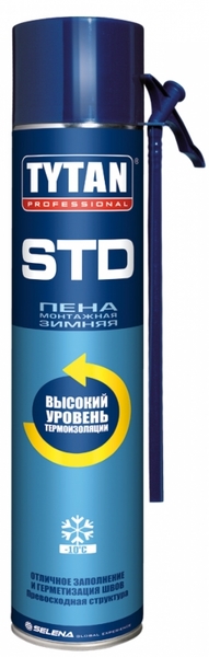 Пена Титан профессинальная STD монтажная зимняя ЭРГО 750*12 20263