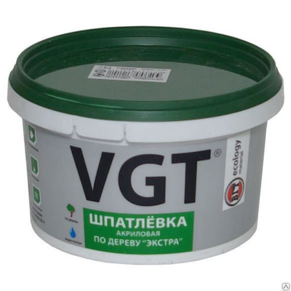 Шпатлевка "Экстра" белая  0,3 кг ВГТ (банка)