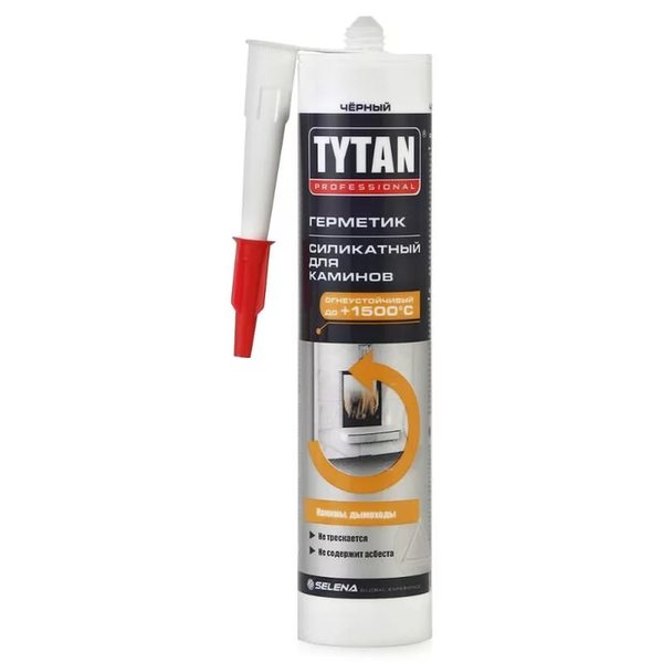 Герметик Tytan Professional для каминов черный 310мл 05503
