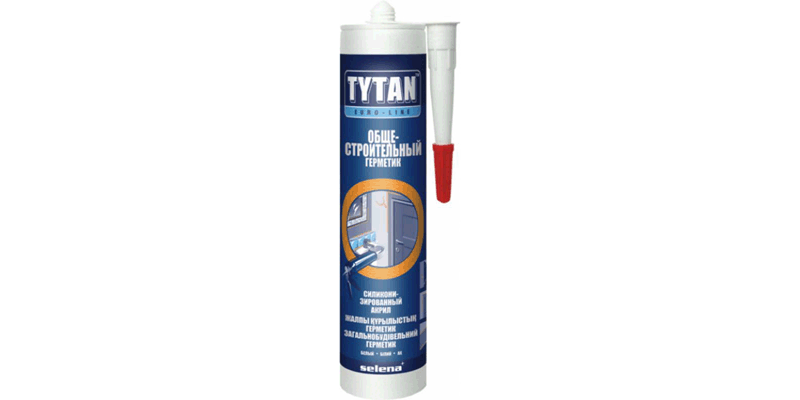 Герметик Tytan Professional силиконакриловый общестроительный белый 290мл 04004
