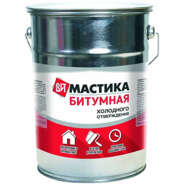 Мастика битумная холодного отверждения 1,8кг