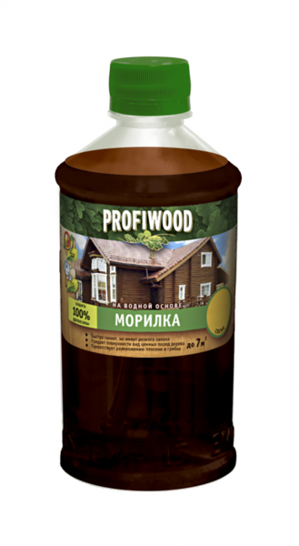 Морилка на водной основе МОККО 0,5кг PROFIWOOD 3125