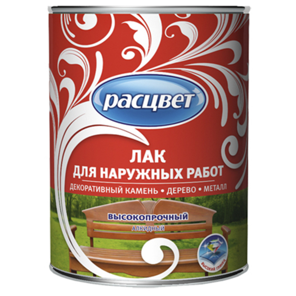 Расцвет Лак для наружн.работ 1,9кг (6) 3328