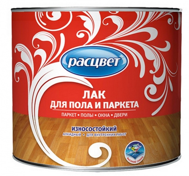 Расцвет Лак для пола и паркета ПФ-231 1,9кг 1171