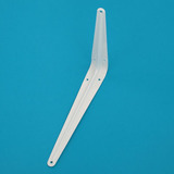 Кронштейн для полки 8*10(уголок) белый 623-076
