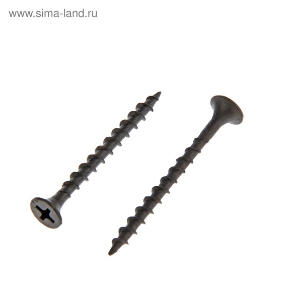 0500365 кч Саморез 3,5*41  потай,крупная резьба,оксид(330)