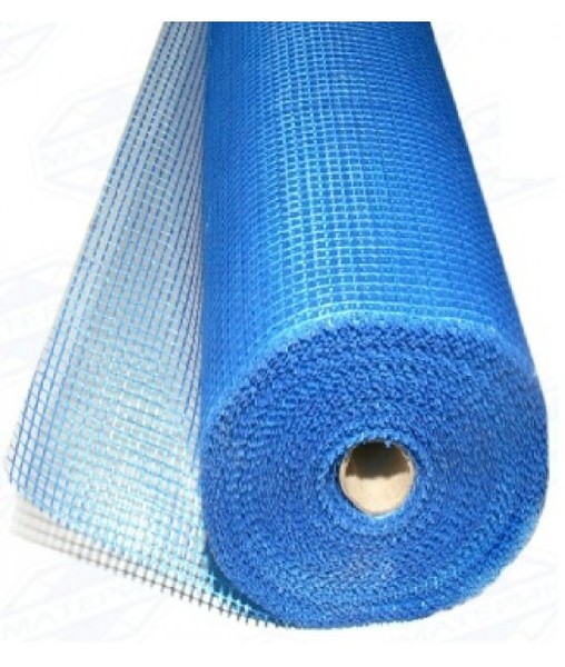 1000мм*50м сетка строительная армирующая синяя , 10*10 FIBERON SMF221T/4