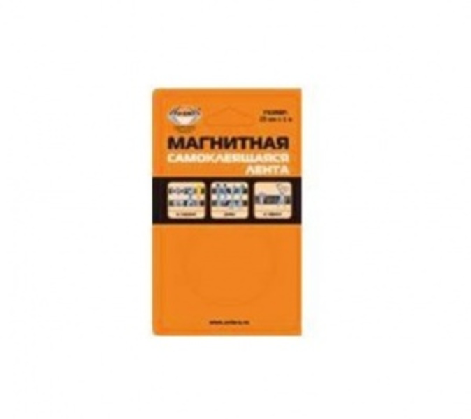 Лента магнитная самоклеящаяся 25мм*1м, AVIORA 302-142