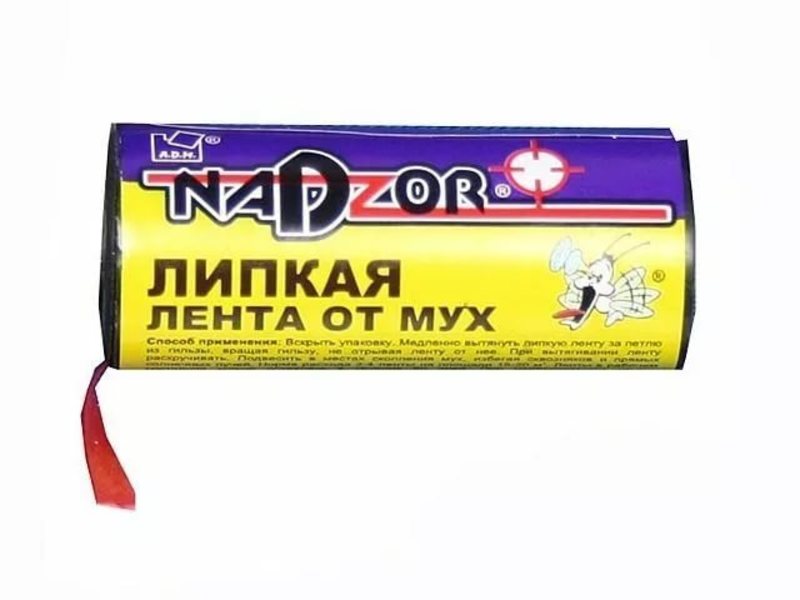 Липкая лента от мух 100 шт NADZOR IFR103P/400