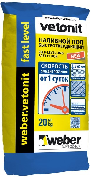 Ветонит фаст 4000  наливной пол  20 кг (54)