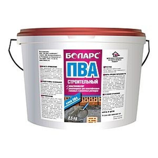 ПВА пластификатор 10кг клей "Боларс"