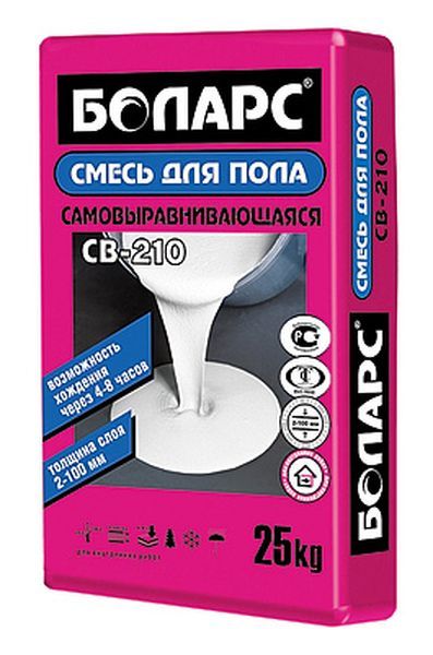 Самовыравнив.пол СВ-210 25кг (48) "Боларс"