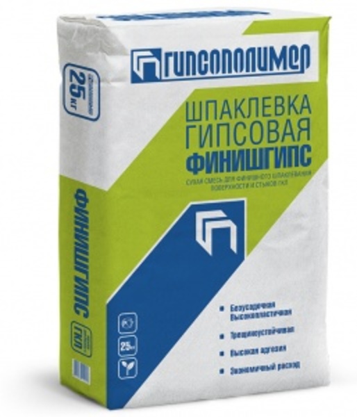 ФинишГипс шпатлевка гипсовая 25кг 