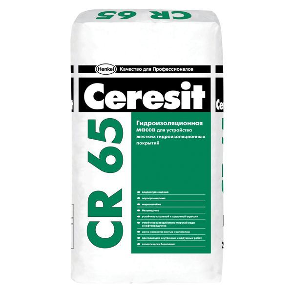 Церезит масса жесткая гидроизолирующая CR 65/25 (42)