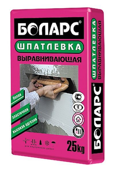 Шпатлевка выравнивающая 25кг(48) Боларс